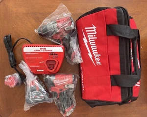 Milwaukee 3497-22 M12 FUEL 12V 2-Werkzeug Combo Kit (Bohrhammer & Schlagschrauber) - - Bild 1 von 5