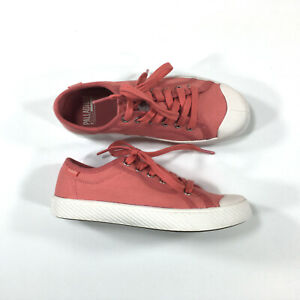 Palladium PALLAPHOENIX OG Canvas Sneakers Womens Size 5.5 Coral Pink 75733-679