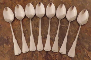Oneida Patrick Henry Set 8 Cucchiai Demitasse Comunità Posate Inox Lotto S - Foto 1 di 5