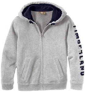 TIMBERLAND para niño en Gris Capucha Cremallera Sudadera Top Con - Imagen 1 de 1