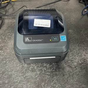 Zebra GX420D Thermal Label Printer No AC Adapter Included GX42-202510-000 - Picture 1 of 7