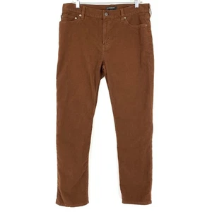 Banana Republic Traveler schmale Passform Herrenhose Größe 33 x 30 braun gebürsteter Satin - Bild 1 von 7