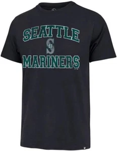 Camiseta para hombre Seattle Mariners con licencia oficial MLB algodón cuello redondo camiseta pequeña - Imagen 1 de 2