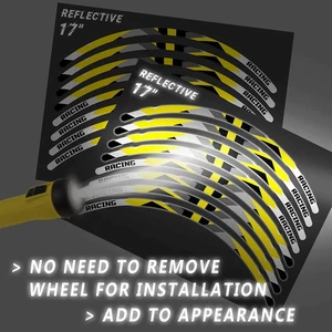 SH22 17" Wheel Rim Reflective Stickers For Suzuki Katana GSX 600F 1989-2006 - Bild 1 von 12