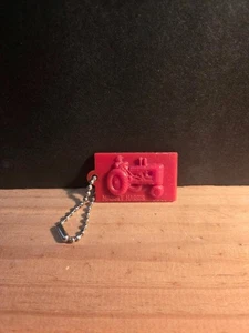 RARE 1960s MASSEY HARRIS MILLERS SERVICE STATION REEDSVILLE WI KEYCHAIN KEY RING - Picture 1 of 6