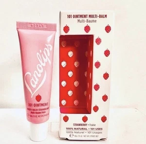 Lanolips 101 Ointment Multi Balm Strawberry Lip Balm Full Size 0.35oz NEW IN BOX - Picture 1 of 3