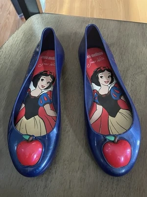 Mini Melissa Snow White Princess Ballet Shoes Size 4 Vegan Made in Brazil - Image 1 of 4