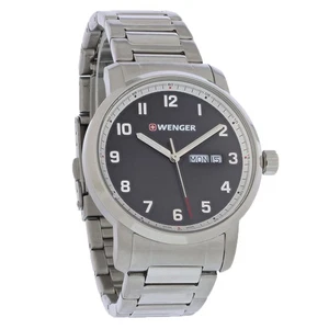 Reloj de cuarzo Wenger Attitude para hombre esfera negra acero inoxidable 01.1541.119 - Imagen 1 de 1