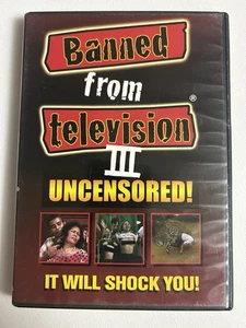 Banned From Television III Uncensored! [DVD] 2001, Mantra Films - Picture 1 of 2