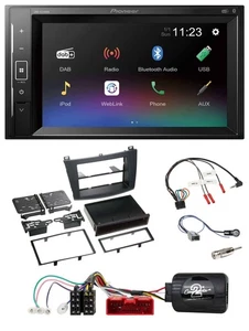Pioneer DAB Lenkrad 2DIN Bluetooth USB Autoradio für Mazda 3 09-13 analog - Bild 1 von 11