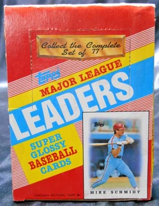 1988 Topps Major League Mini Leaders Super Glossy Baseball Cards 36 Pack Box - Picture 1 of 6