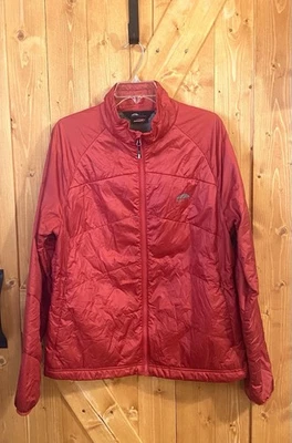 Chaqueta aislante GoLite Demaree Canyon PrimaLoft roja embalable grande para hombre Foto 1 de 4