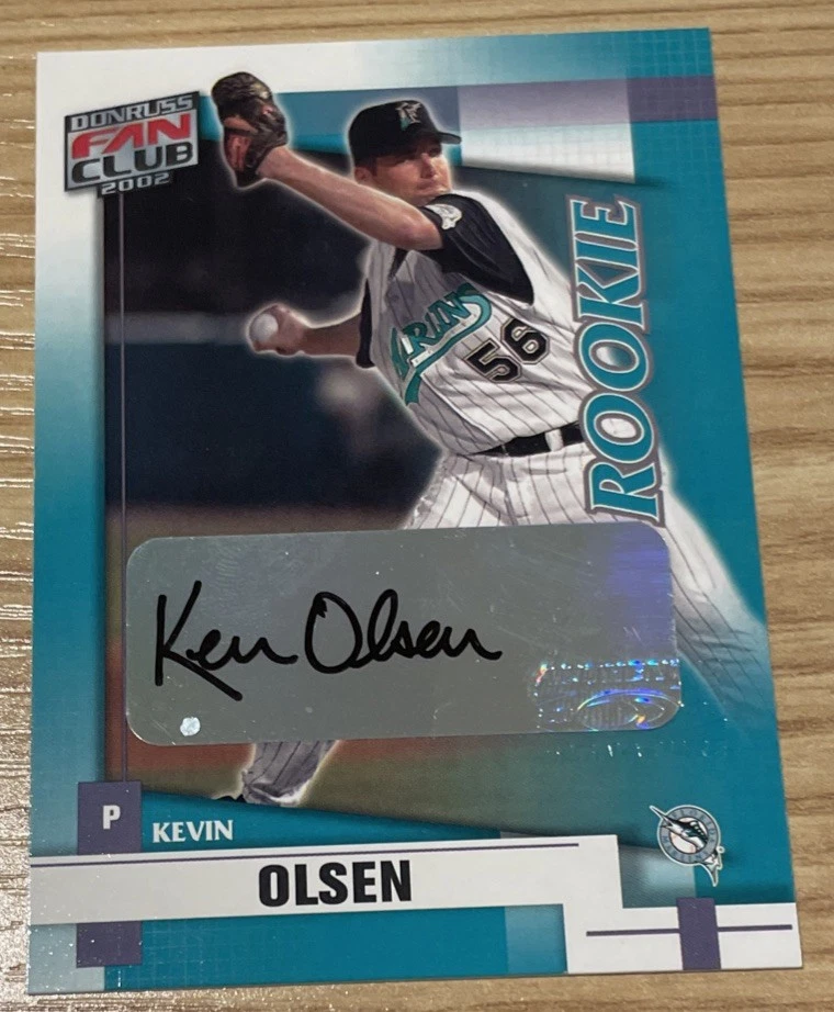 2002  Donruss Fan Club Rookie Rookie Auto Kevin Olsen #238 Auto - Image 1 of 2