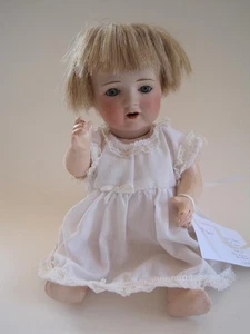 Muñeca cabeza bisque 601 Yamato Nippon 76018 cuerpo compuesto 12 en 1920 ojos dormidos - Imagen 1 de 16