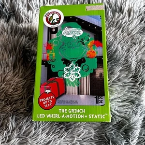 The Grinch Whirl-A-Motion + statischer LED-Lichtshow-Projektor mehrfarbig In/Out - Bild 1 von 6