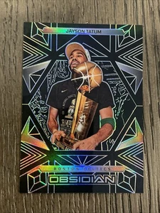 2024-25 Panini Obsidian Jayson Tatum #189 Electric Etch NBA Finals Trophy 🔥 - Picture 1 of 2