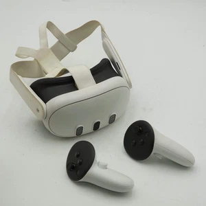 Meta Quest 3 128GB Standalone VR Headset Touch Controller S3A - Picture 1 of 6