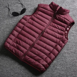 Chaleco Para Hombre Pato Plumón Ganso Chaqueta Ultraligero Soporte Burbuja Abrigo Invierno Puffer - Imagen 1 de 3
