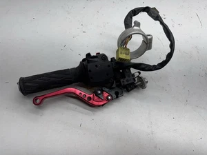 2008 2009 SUZUKI GSXR 600 750 OEM LEFT CLIP ON HANDLEBAR W SWITCHES GOOD - Bild 1 von 4