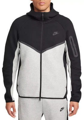 Nike Tech Fleece Windrunner Hoodie Black Dark Grey HV0949-011 Mens Size 3XL - Image 1 of 4