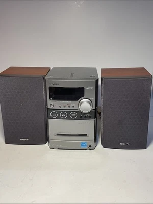 Sony CMT-NEZ30 CD Cassette AM/FM Micro HiFi Stereo System Tested Works No Remote - Image 1 of 4