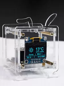ESP8266 Kit Elettronico Fai Da Te Display OLED Mini Orologio + Conchiglia Progetto Saldatura Fai da Te - Foto 1 di 18