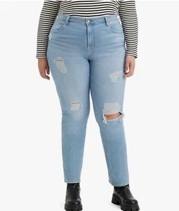Levi’s 724 Size 22W M House Lights 38 X 32 High Rise Slim Straight Jeans Womens - Picture 1 of 9