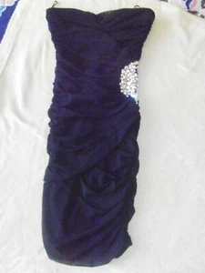 Tally Weijl Kleid 34 36 Schlauchkleid Eng Glitzer Steine Edel Hochzeit Taufe  - Bild 1 von 5