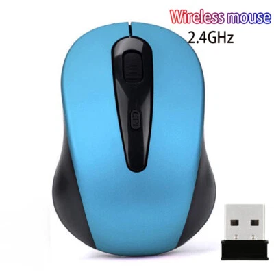 2.4G Wireless Mouse 1600DPI Adjustable Mini Optical Computer Mouse For Laptop - Image 1 of 4
