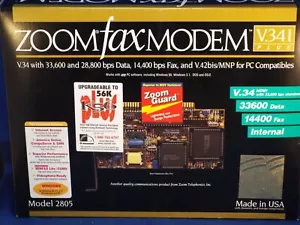 Zoom Fax Modem V.341 Plus Model 2805 - Picture 1 of 2