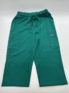 Cherokee Scrubs Men Medium Green Solid Logo Pockets Lace Up …#20874 - Picture 1 of 12