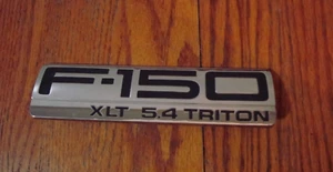 2004-2008 FORD F150 XLT 5.4 TRITON FENDER CHROME EMBLEM 5L34-16B114-PA - Foto 1 di 3