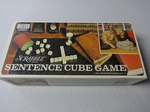 Cubo de oración Scrabble de colección cubos de palabras selchow y rectador de colección 1971 - Imagen 1 de 5