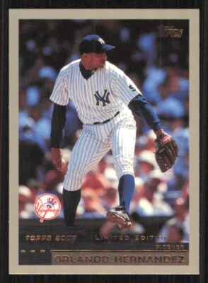 2000 Topps Limited Edition ORLANDO HERNANDEZ card NEW YORK YANKEES #285 - Image 1 of 2