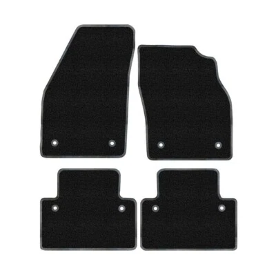 Juego de 4 alfombrillas coche negras premium a medida para VOLVO V40 (2004-2012) Foto 1 de 2