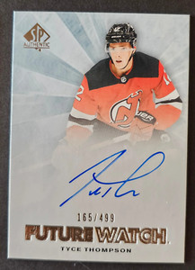 Tyce Thompson Retro Future Watch Auto /499 - 2021/22 SP Authentic