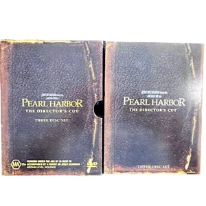 Pearl Harbor The Director's Cut DVD Película Conjunto de 3 Discos Acción Guerra Militar Batalla - Imagen 1 de 18