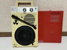 Columbia GP-3 Portable Record Player From Japan Red tested JP