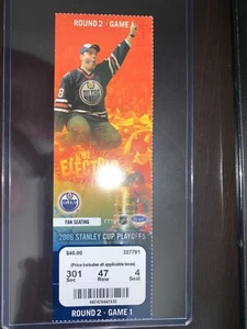 2006 SJ Sharks @ Edmonton Oilers 5/10 Ticket Stub Round 2 NHL Playoffs 3OT game - Picture 1 of 1