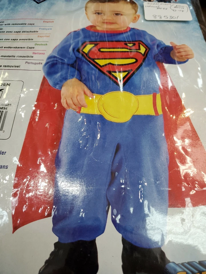 XX 885301 Superman DC Disfraz Rubíes Niños Infante Foto 1 de 1
