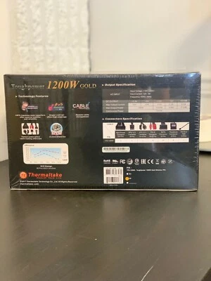 Thermaltake Toughpower 1200W 80+ Gold Power Supply NEW Sealed Surplus Inventory - Image 1 of 4