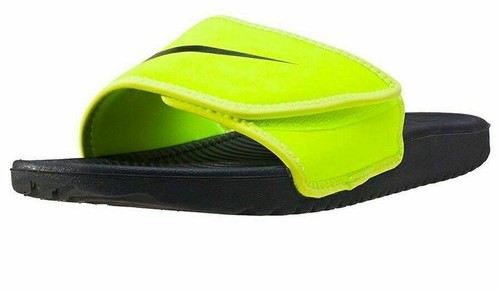 Sandali slide Nike Kawa Adjust (GS PS) da ragazzo e bambino nuovi con etichette
