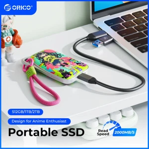 Unidad de estado sólido portátil ORICO 20Gbps NVME PSSD 2TB 1TB 512GB 2000MB/S - Imagen 1 de 9