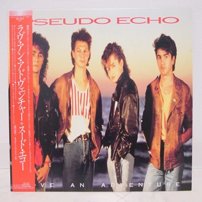 PSEUDO ECHO / LOVE AN ADVENTURE JAPAN ISSUE LP W/OBI, INSERT - Image 1 of 4