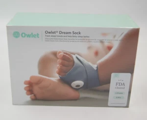 Moniteur bébé Owlet BM06N67MCJ Dream Sock - Bleu coucher - NEUF DANS SA BOÎTE SCELLÉE - Photo 1/5