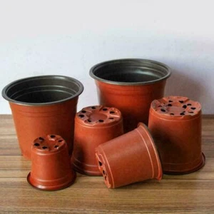 Plastic Garden Nursery Pots Flower Pot er Containers S1F2 - Picture 1 of 14