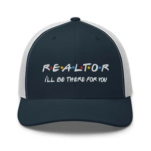 Real Estate Agent Realtor House Seller Embroidered Trucker Hat Cap Gift - Picture 1 of 41
