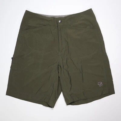 Mountain Hardwear Shorts Hiking Outdoor Green Nylon 9" Inseam Mens Small S - Image 1 of 4