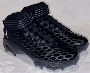 NIKE Jordan Force Savage Pro 2 Shark Black White Molded Football Cleats Mens 12 - Picture 1 of 8