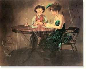 "QUEEN OF HEARTS" LIMITED EDITION PRINT BY GERALD FARM ****NIE GERAHMT**** - Bild 1 von 2